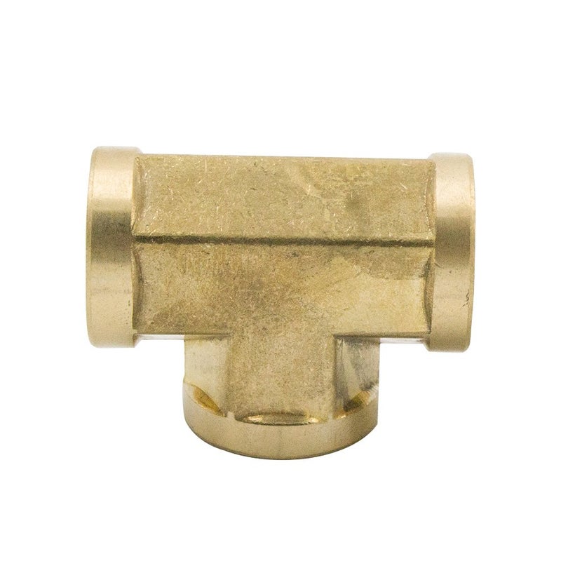 Legines Brass Pipe Fitting, Forged Tee, 3/8" NPT Female x 3/8" NPT Female x 3/8" NPT Female (2 pcs) - Image 5